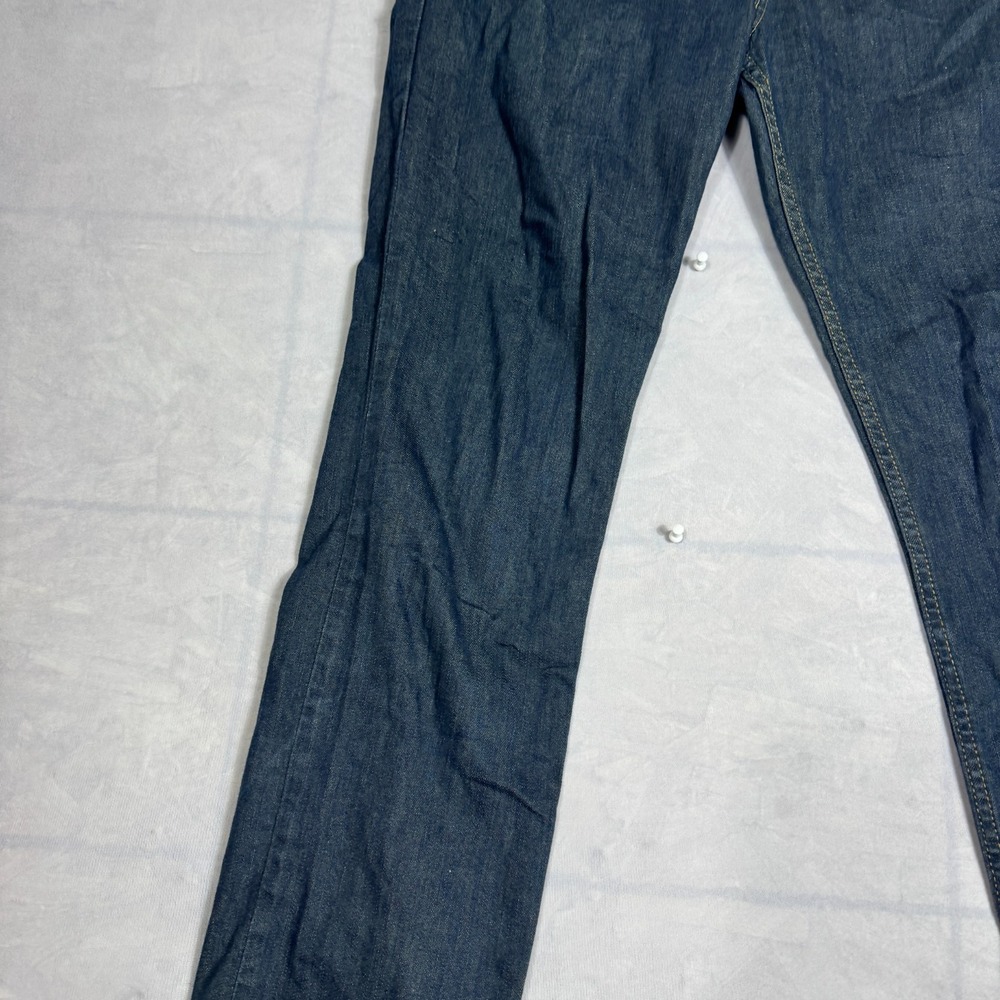 Levi's 511 Mens Straight Leg Jeans Blue‎ Denim Dark Wash 5-Pocket W32 L32 - Picture 5 of 16